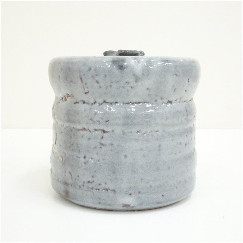 美濃焼 桔梗屋窯 山三郎造 水指 共箱 水指し 茶道 茶道具 おしゃれ 水差し 抹茶 インテリア 茶器 水器 お茶 骨董 茶会 WWW_IBETON_RU