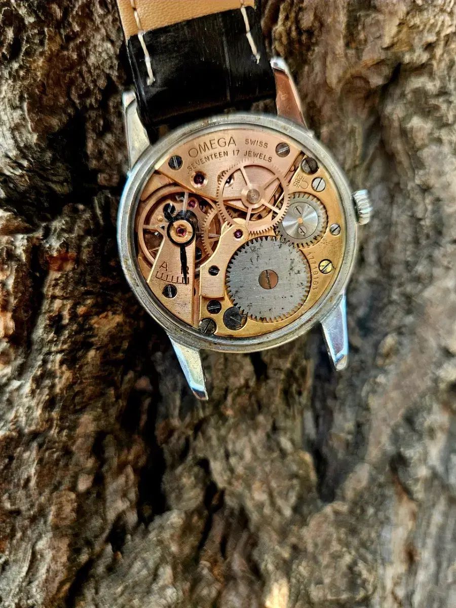 OH済OMEGA オメガ デビル シーマスター 手巻きアンティーク腕時計