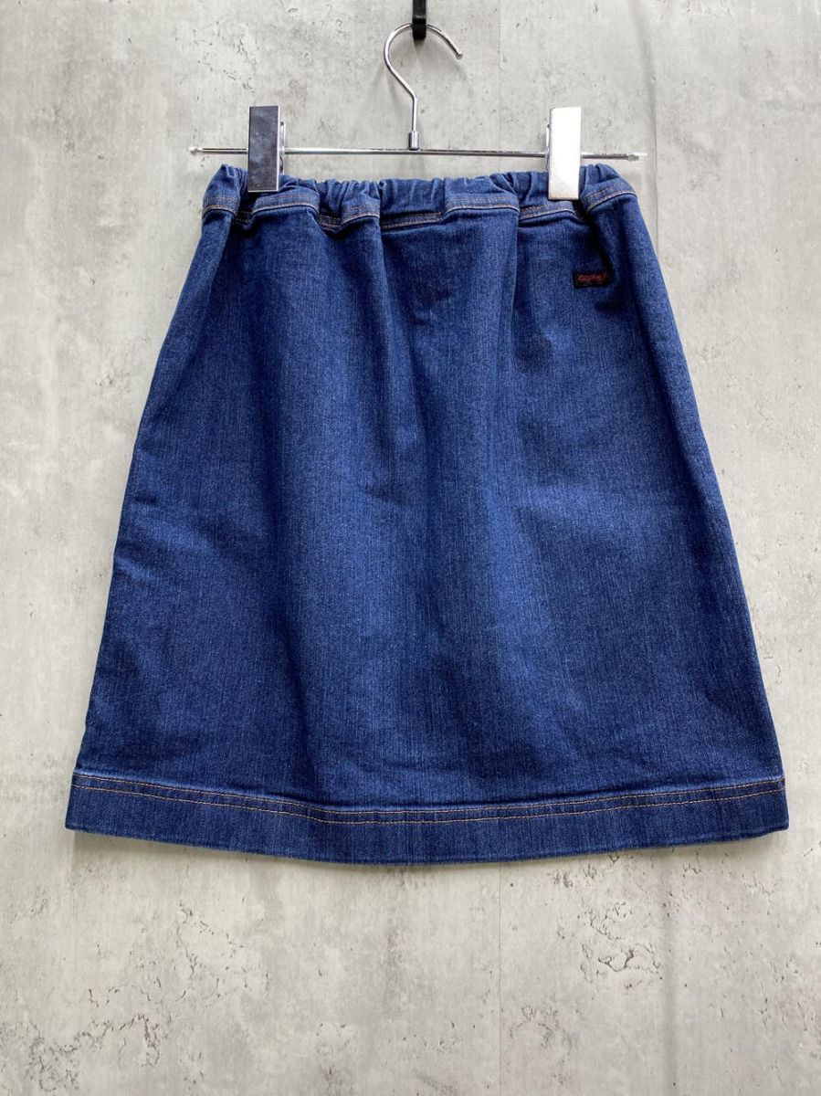 デニム&ダンガリー*シーチングスカート*140 Gramicci グラミチ ミニ デニムスカート キッズ size140/青