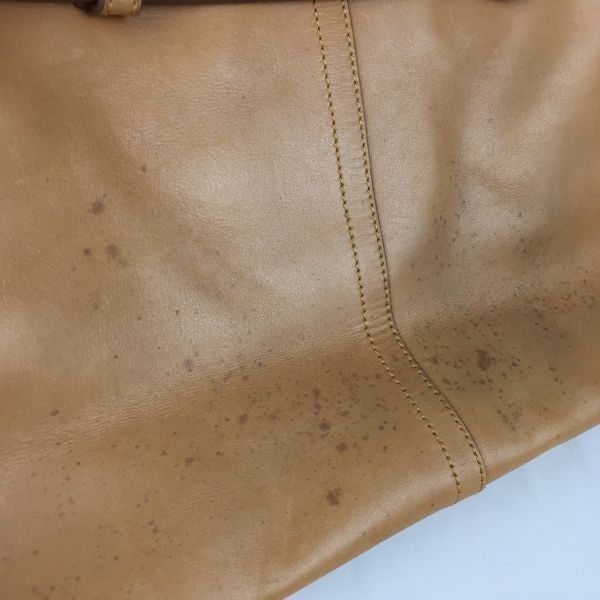 COACH/コーチ レザー ハンド/トートバッグ 茶 タッセル付き 管NO.B23-3 