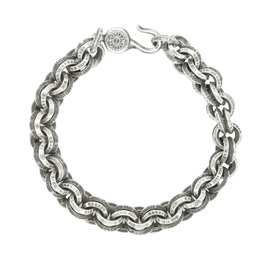 クロムハーツ ガンスリンガー クロスボール ブレスレット 正規 レザー