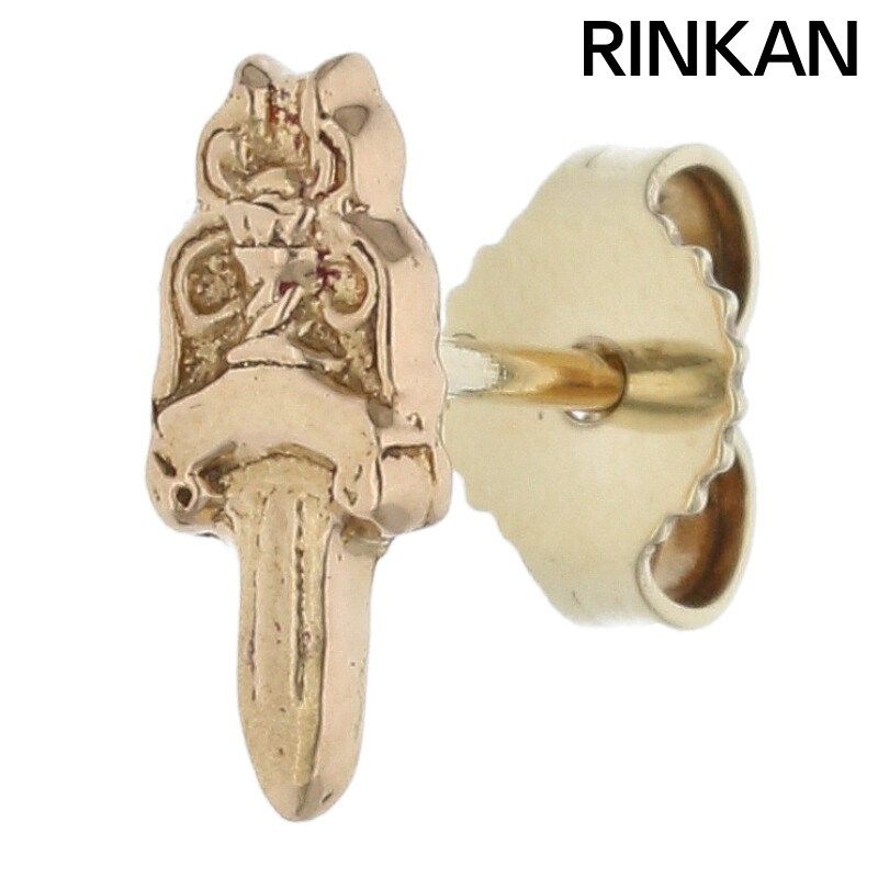 22k ピアス クロムハーツ 22K STUD DAGGER/ダガー ゴールドピアス メンズ