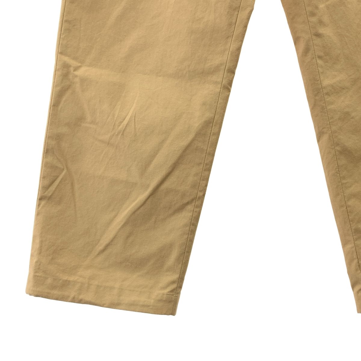 JIL SANDER ジルサンダープラス 2025SS ロゴ刺しゅう コットン ワイド チノパンツ 34 ベージュ レディース DECORATOM_COM_BR