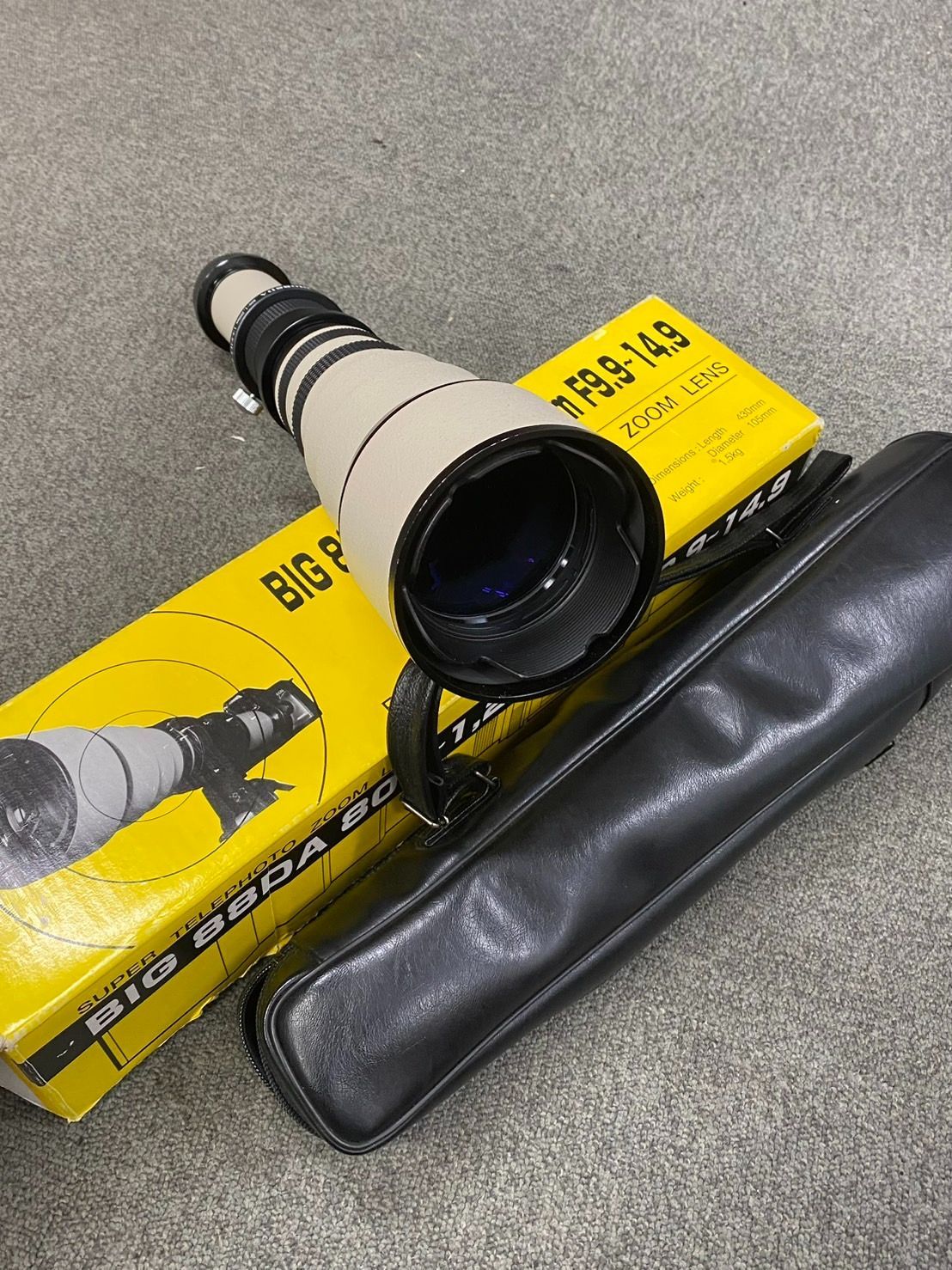 スリービーチ ThreeBeach BIG88DA 800-1200mm F9.9-14.9 カメラレンズ ソフトケース き ky090406