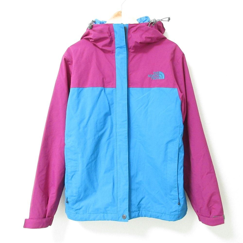 美品 THE NORTH FACE ノースフェイス TRICLIMATE JACKET 3WAY フーデッドジャケット ナイロンパーカー NPW15075 M ブルー レディース 古着 中古 USED