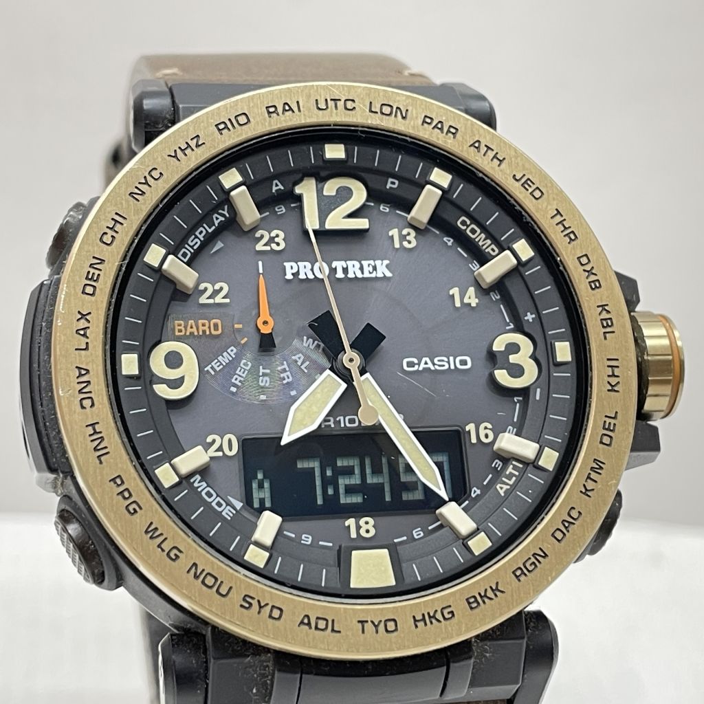 CASIO PRO TREK PRG-600Y 箱付き タフソーラー トリプルセンサー搭載