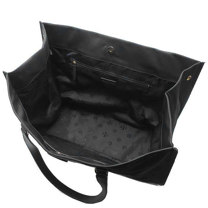 極美品♪ ToryBurch ワンショルダーバッグ 巾着型 ナイロンレザー 黒 極美品♪ ToryBurch ワンショルダーバッグ 巾着型 ナイロン