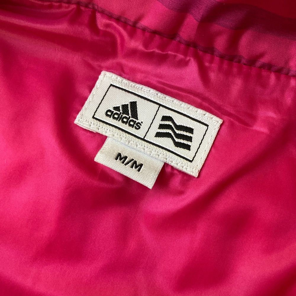 アディダスゴルフ ダブルジップ フード付き 長袖 ワンピース ピンク Mサイズ adidas アディダス ゴルフ COLD. RDY クルーネック 長袖