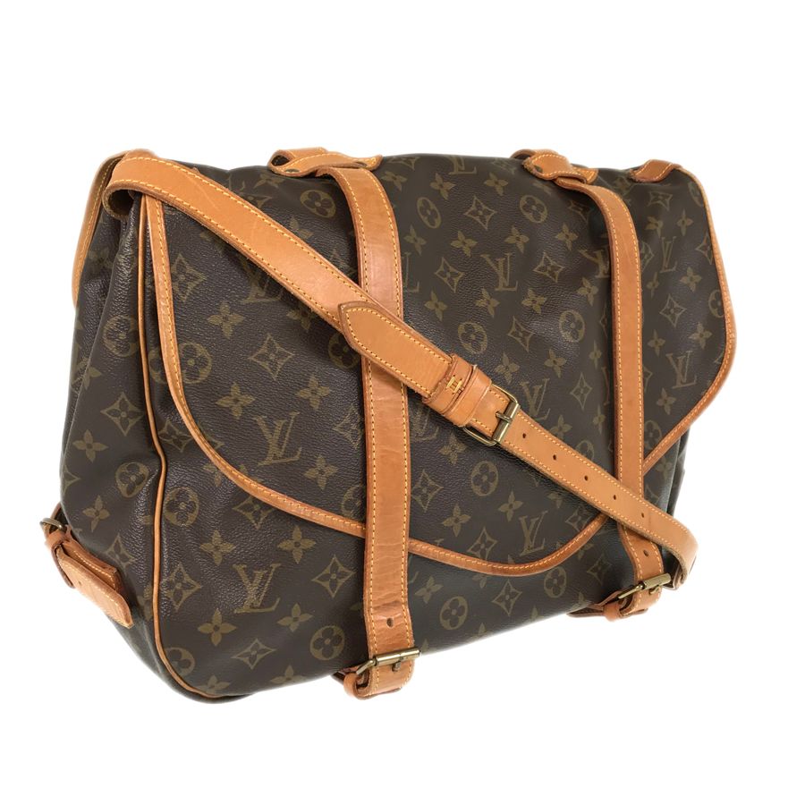 ルイ・ヴィトン LOUIS VUITTON モノグラム ソミュール 43 M42252 PVC ショルダーバッグ rib【中古】 - メルカリ