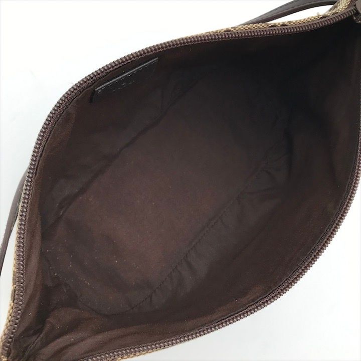 GUCCI グッチ GG キャンバス ハンド バッグ ブラウン レディース a7511  