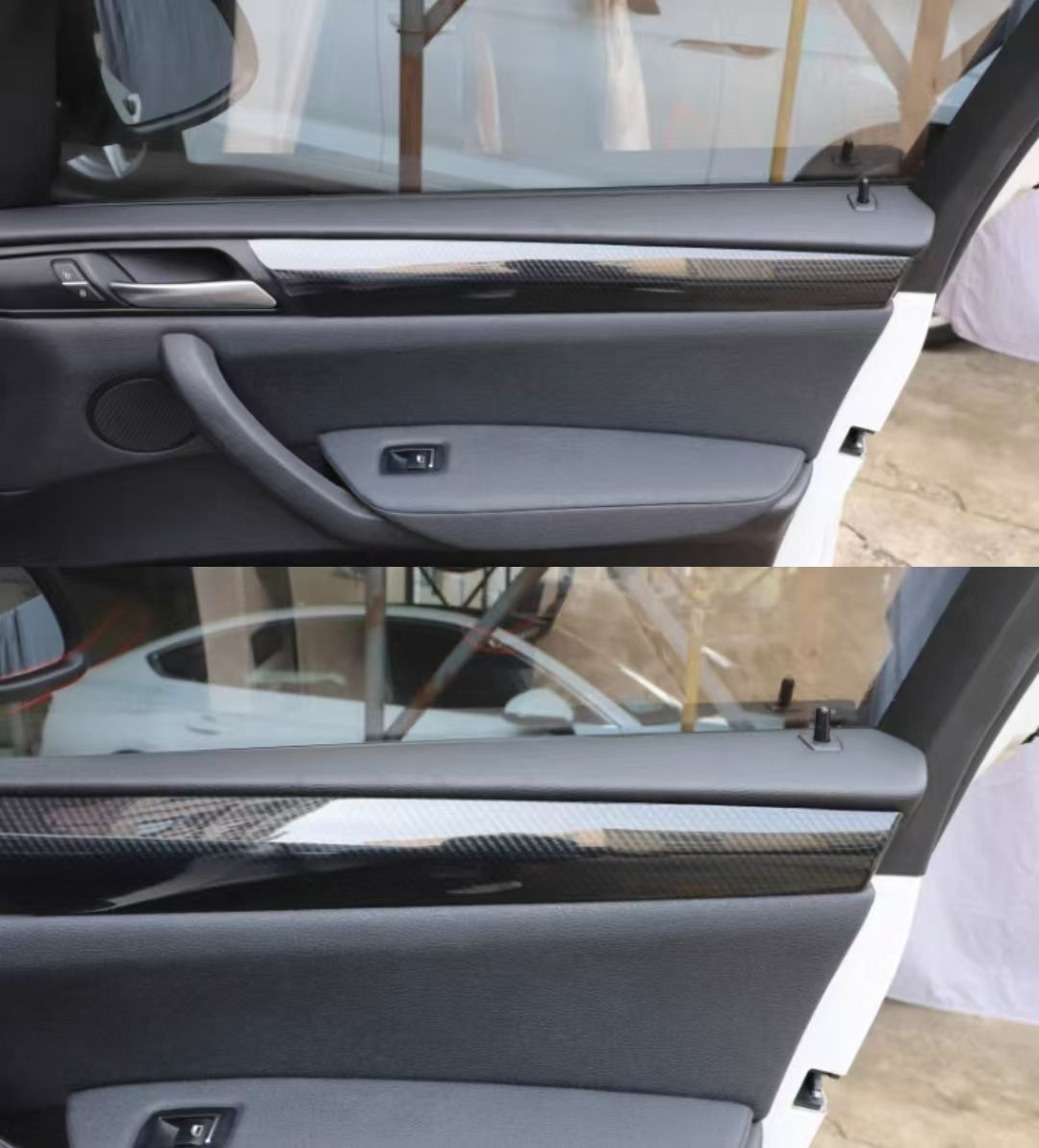 BMW X3F25 X4F26 2011 - 2017年 右ハンドル 3色可選 内装ガーニッシュ6Pセット コンソールギアシフトドアパネルトリムカバーなど FFCRYSTALESIA_COM