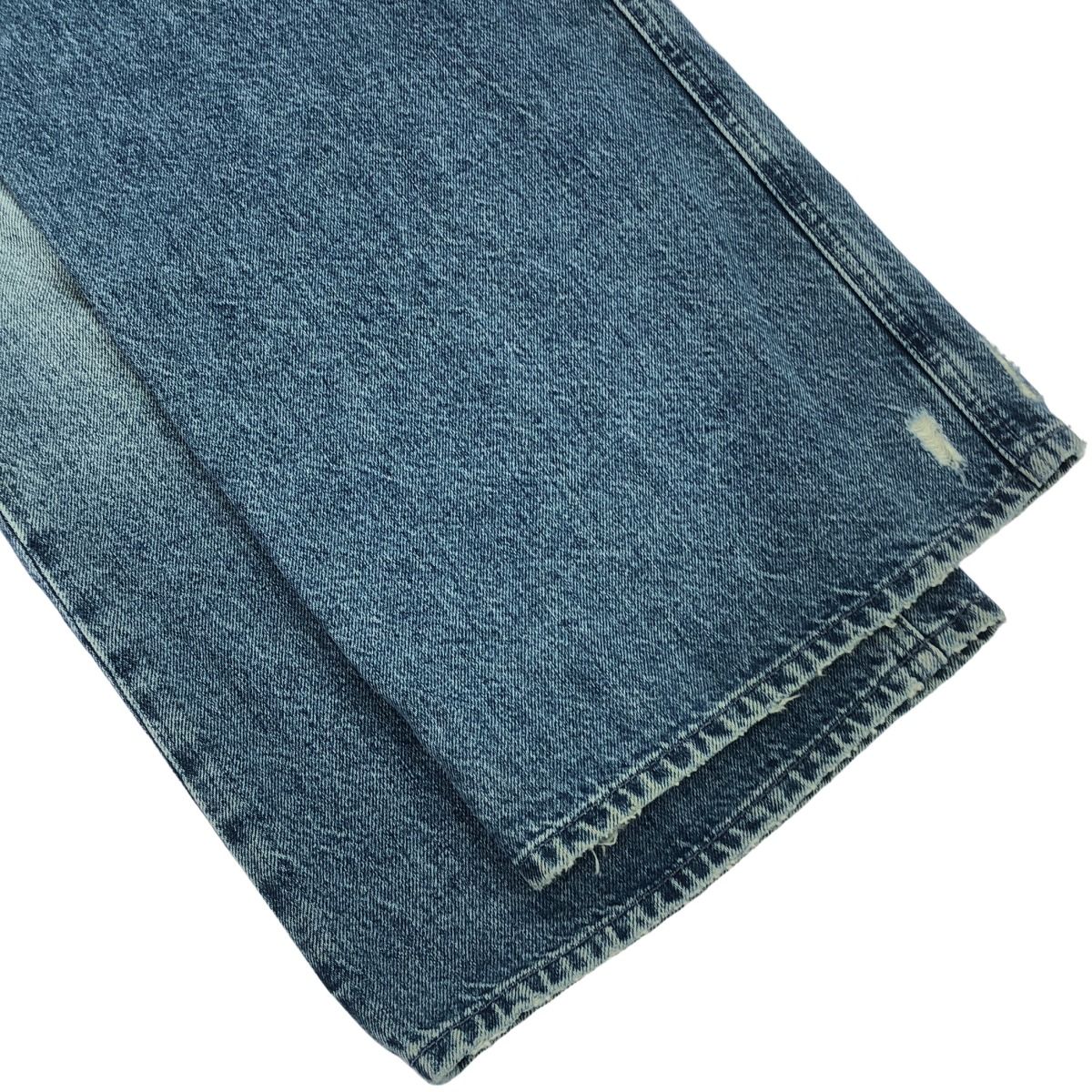 MOTHER マザー SUPERIOR ヴィンテージ加工クロップドワイドデニム  