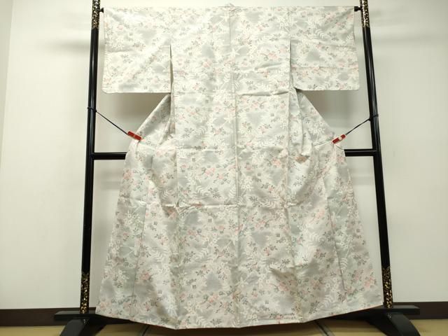 平和屋着物●上質な紬　草花間道　正絹　逸品　DAAY5957ud 平和屋着物□上質な紬 草花文 正絹 逸品 DAAR5657ud - メルカリ