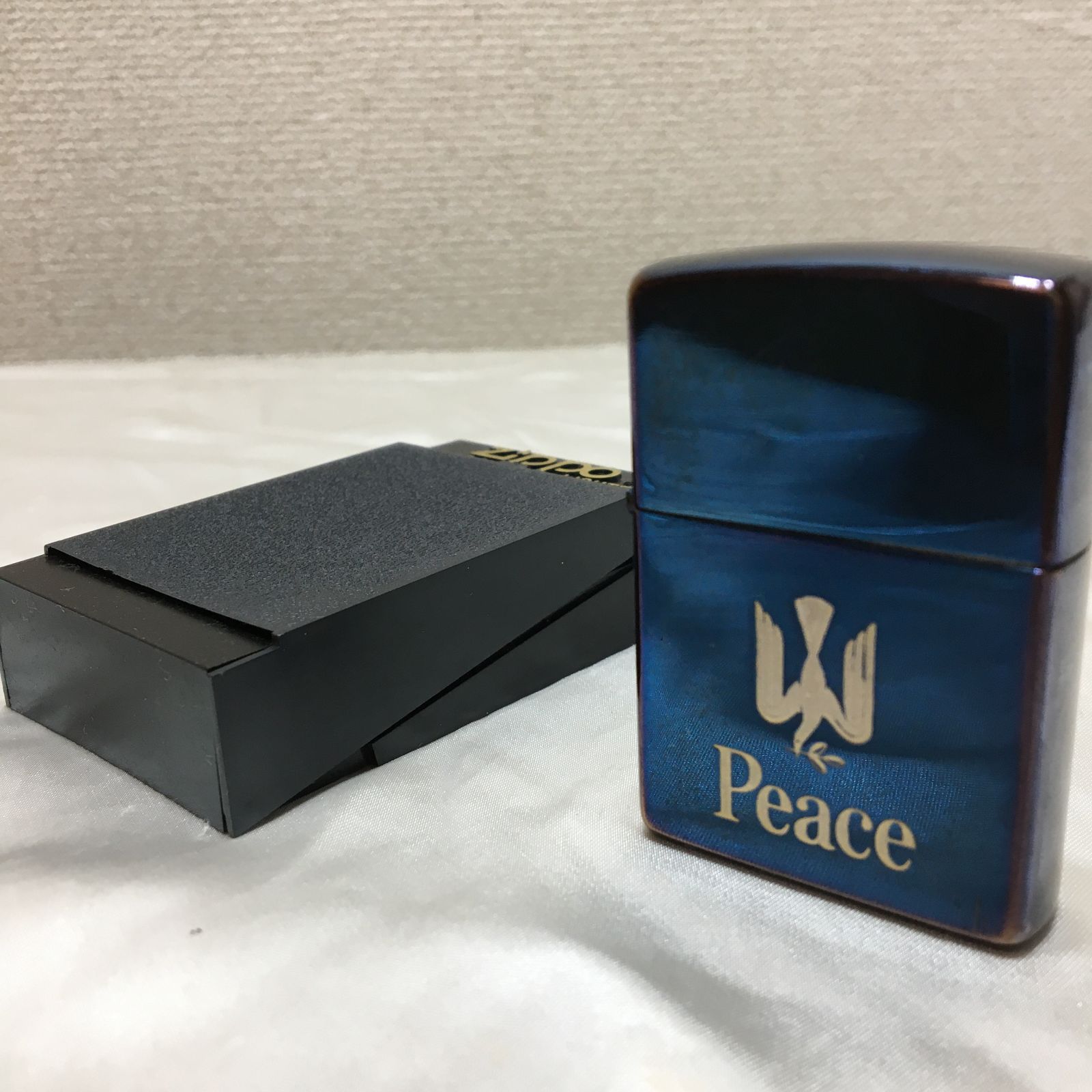 ZIPPO オイルライター★ジッポー Peace ピース 99年製 lighter 喫煙具 