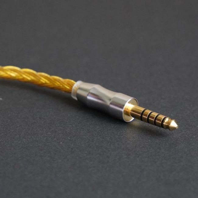 【超希少】16芯 金メッキリケーブル 膨張式mmcx/4.4mm バランス 超希少!16芯 金メッキリケーブル 膨張式mmcx/4.4mm バランス