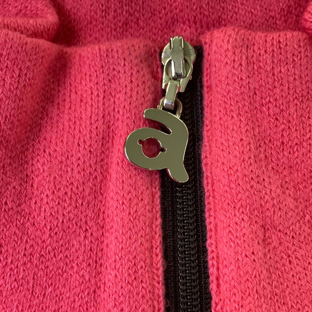 サイズ：36 ARCHIVIO アルチビオ ジップニットジャケット ロゴワッペン