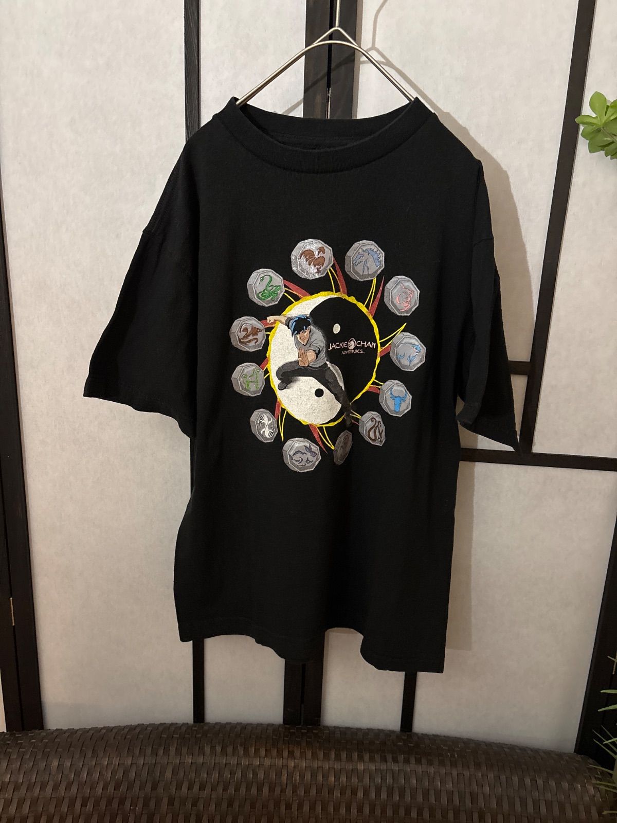 special【00s】Jackie Chan Adventures vintage tee やや幻級の 
