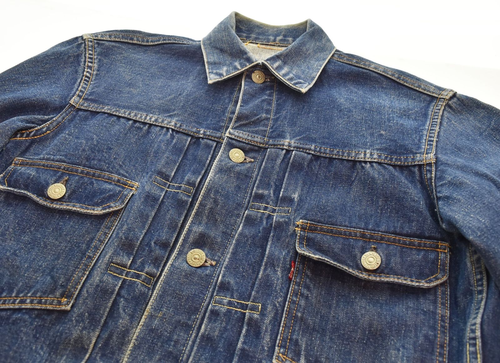 リーバイス Levi's 507XX 2nd 革パッチ ボタン裏17 両面タブ デニム
