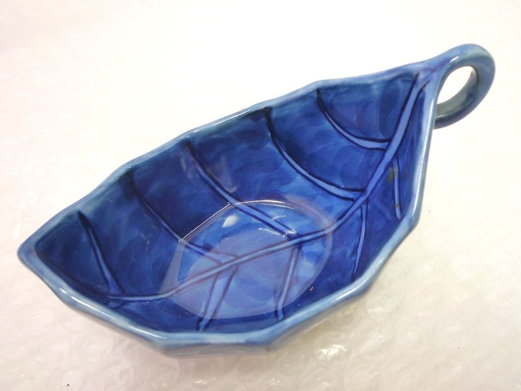 館林源右衛門 古伊万里 染濃葉形 付出 小鉢 六客 小皿 希少 名品 高