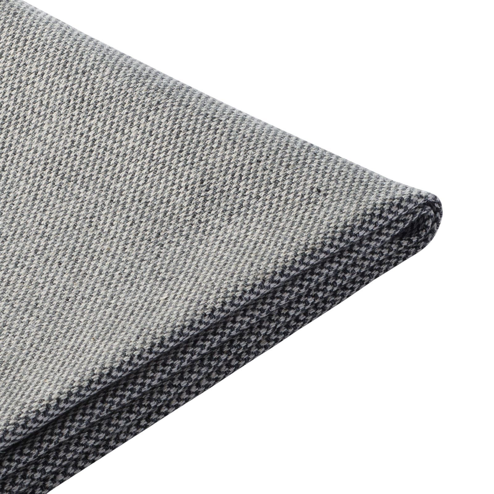 KB48ZA2A チャコール 綿麻バスケット織 リビングでもダイニングでもつかえるソファチェア用カバー 無印良品