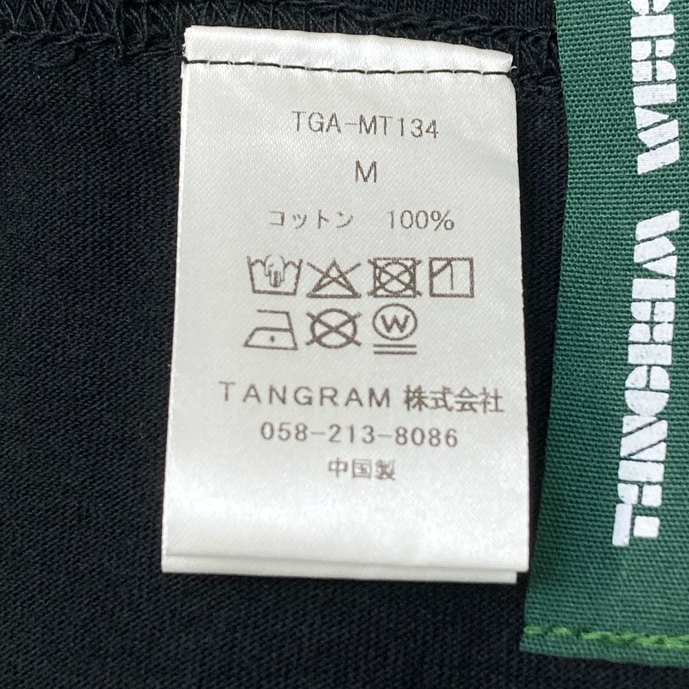 サイズ：M TANGRAM　タングラム  長袖Tシャツ  ブラック系 [240101486896] ゴルフウェア メンズ ストスト サイズ：M TANGRAM タングラム 長袖Tシャツ ブラック系