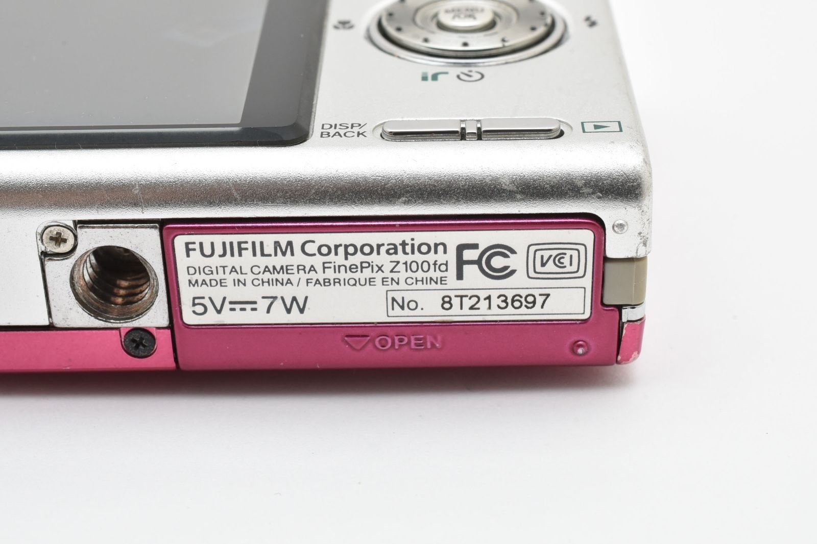 完動品】FUJIFILM FinePix Z100fd ピンク CCDセンサーと斜め