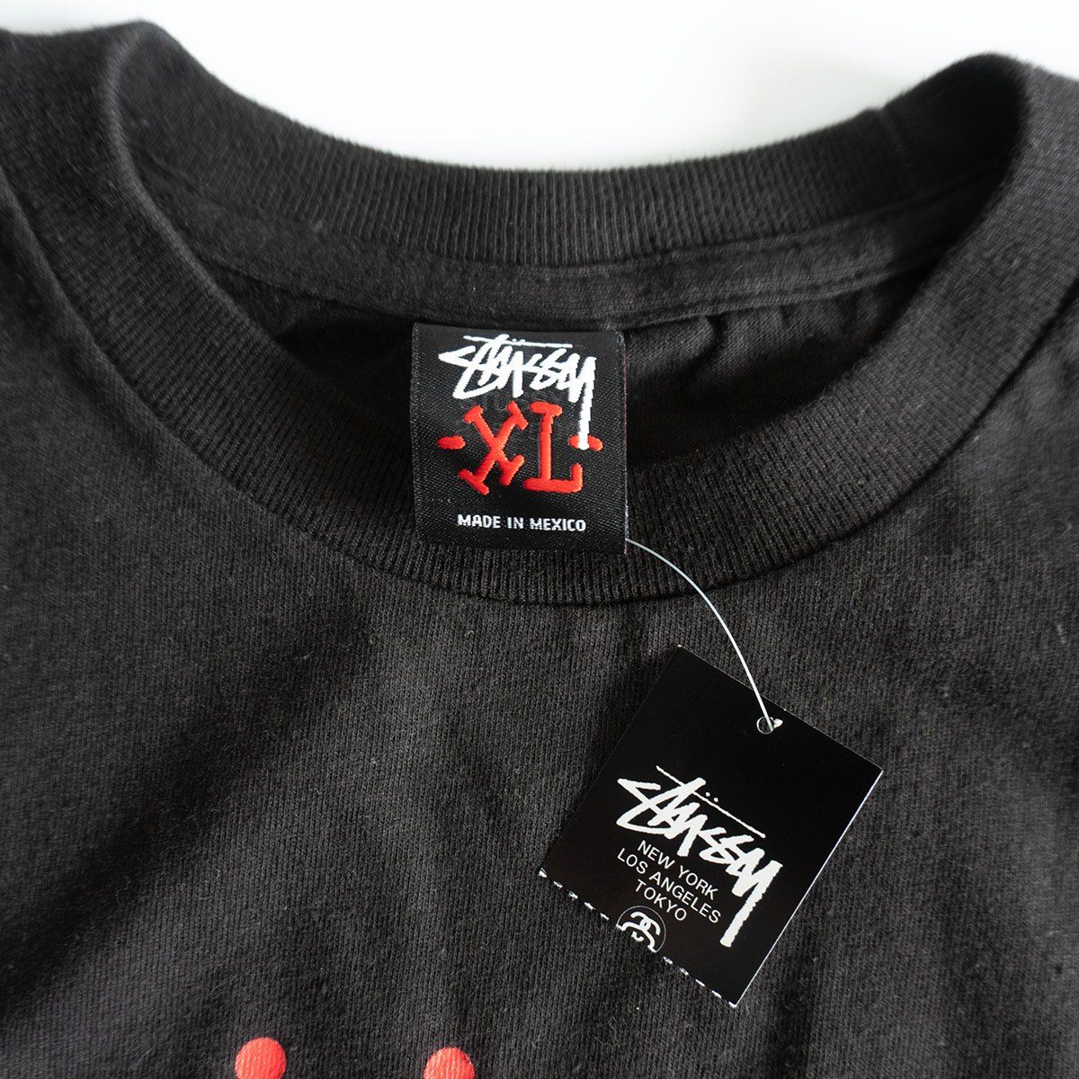 未使用品/00S】OLD STUSSY【N゜4 プリント Tシャツ】XL オールド