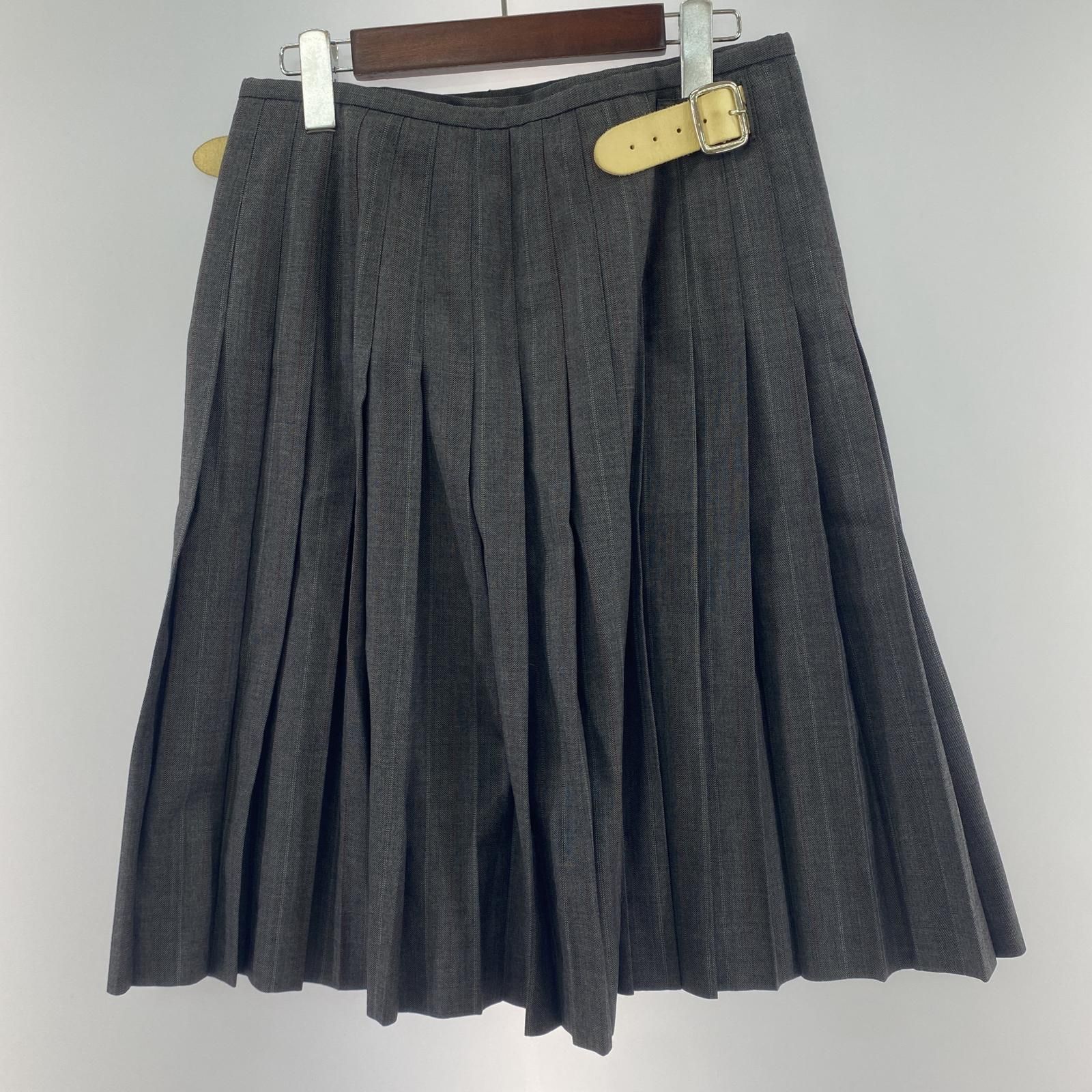 マーガレットハウエル プリーツスカート Margaret Howell (TARTAN WOOL