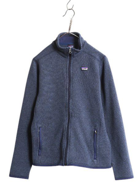 patagonia - パタゴニア ベターセーター ジャケット キッズ L レディース XS 程 18年製 Patagonia フリース ニット フルジップ ブルゾン ハイネック 紺 お得なクーポン配布中!】 パタゴニア ベターセーター ジャケット