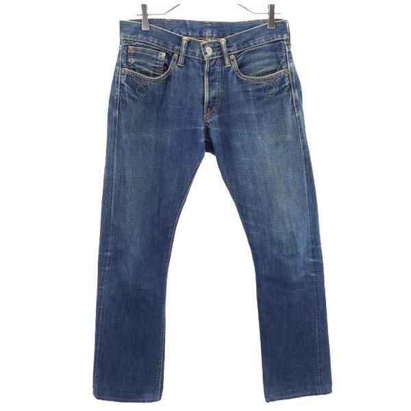 RRL USA製 ボタンフライ ストレート デニムパンツ w29 ダブルアールエル ジーパン メンズ 【中古】  【230327】