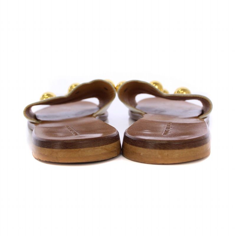 FABIO RUSCONI ブラウンミュール 35 【未使用】 FABIO RUSCONI サンダル 「FABIO RUSCONI/ファビオルスコーニ