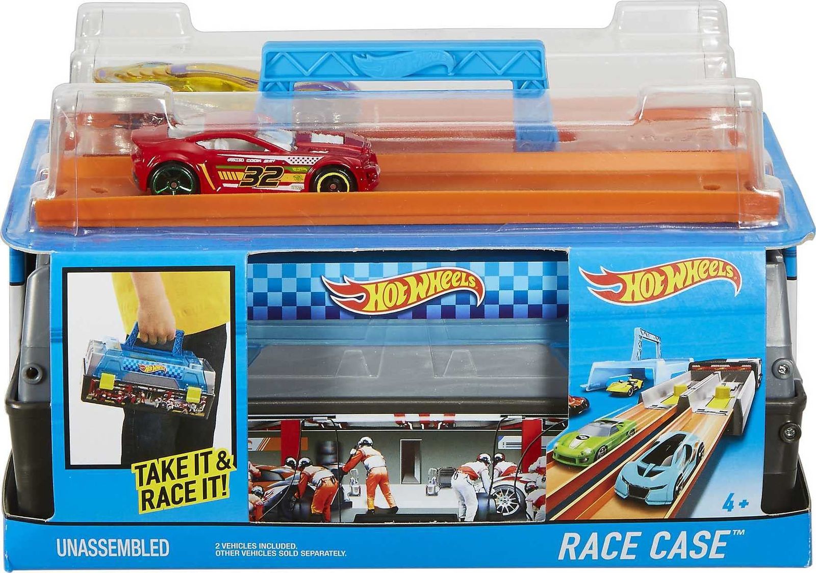 Hot Wheels Race Case Track Set おもちゃ [並行輸入品] 