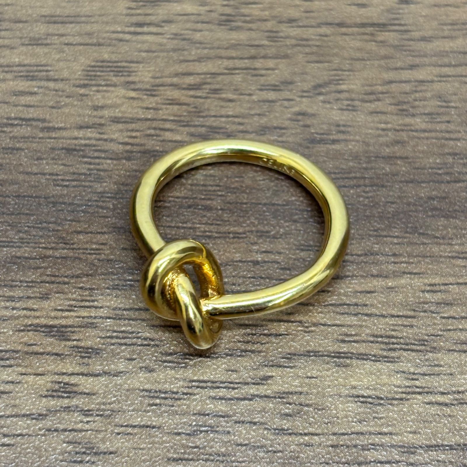 セリーヌ celine ノットリング 52 CELINE ゴールド ノットリング 52