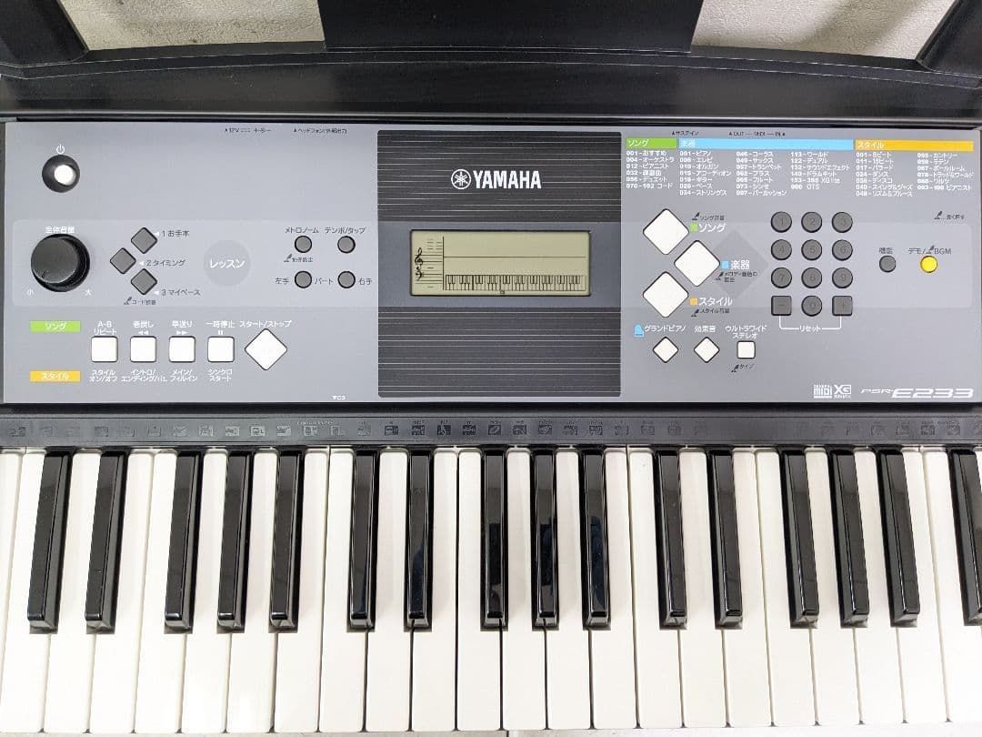 YAMAHA PSR-E233 電子ピアノ 電子キーボード - メルカリ
