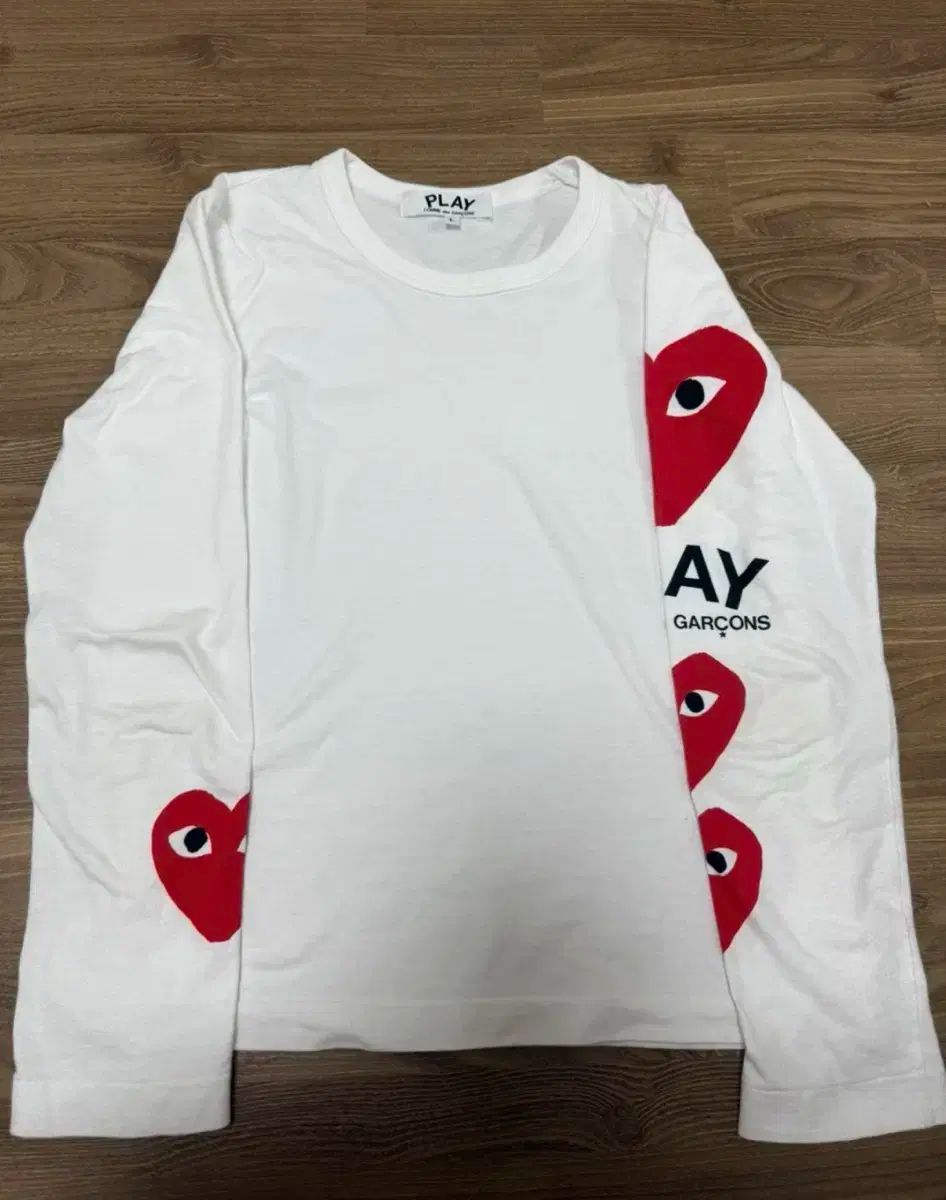 コム デ ギャルソン 4ハート ロングスリーブ