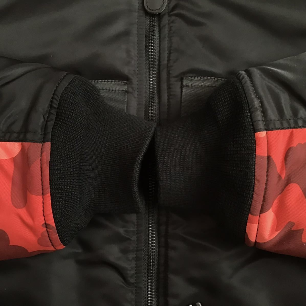 BAPE 迷彩 MA-1ジャケット　アベイシングエイプ　L BAPE 迷彩 MA-1ジャケット アベイシングエイプ L A BATHING APE