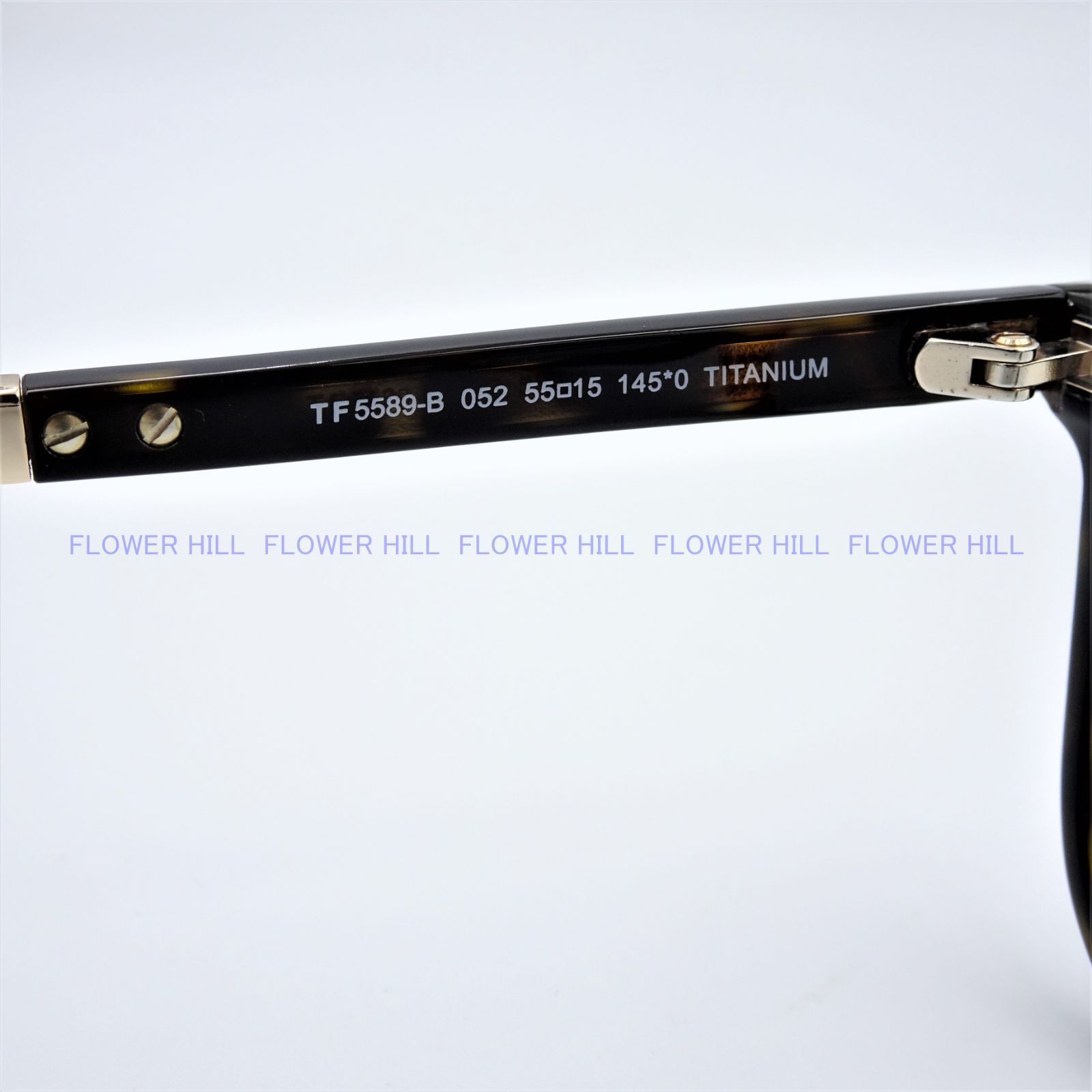 トムフォード TF5589-B 052 ブルーライトカット チタニウムモデル
