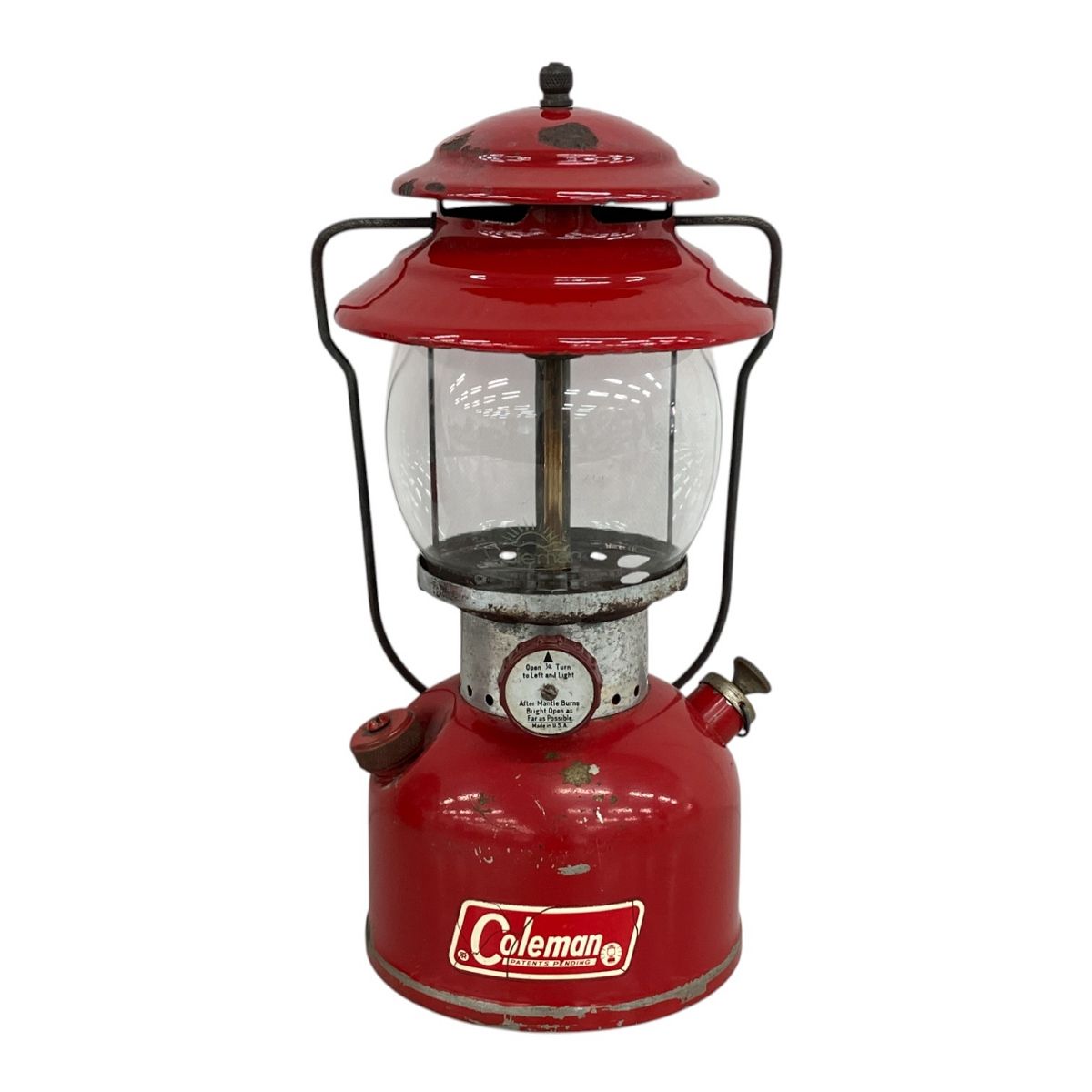 Coleman 200A 66年 10月 ランタン ヴィンテージ レッド コールマン ジャンク K10041812