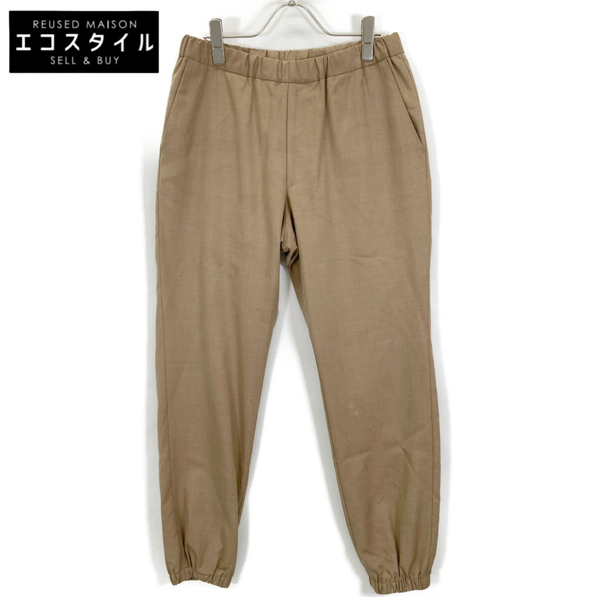 AURALEE オーラリー A8SP02WT WOOL SILK TROPICAL EASY SLACKS ブラウン ウールシルクトロピカル イージースラックス 3