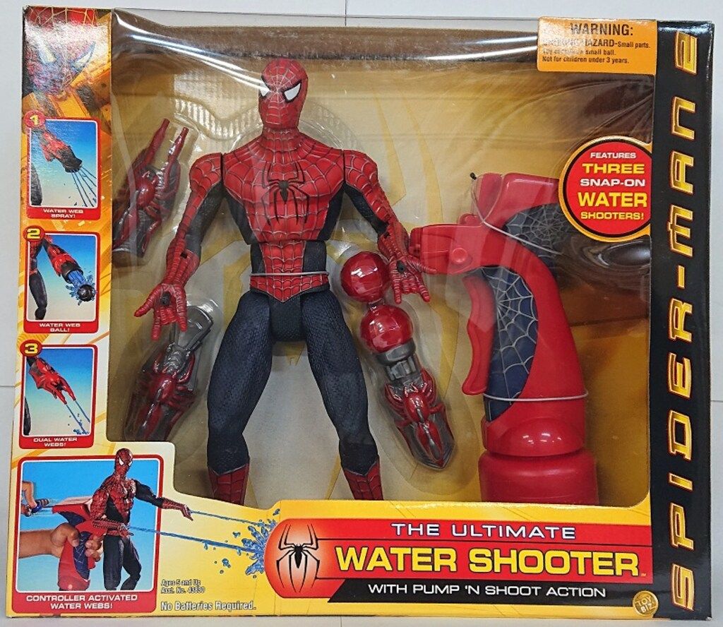 TOYBIZ THE ULTIMATE WATER SHOOTER SPIDER MAN