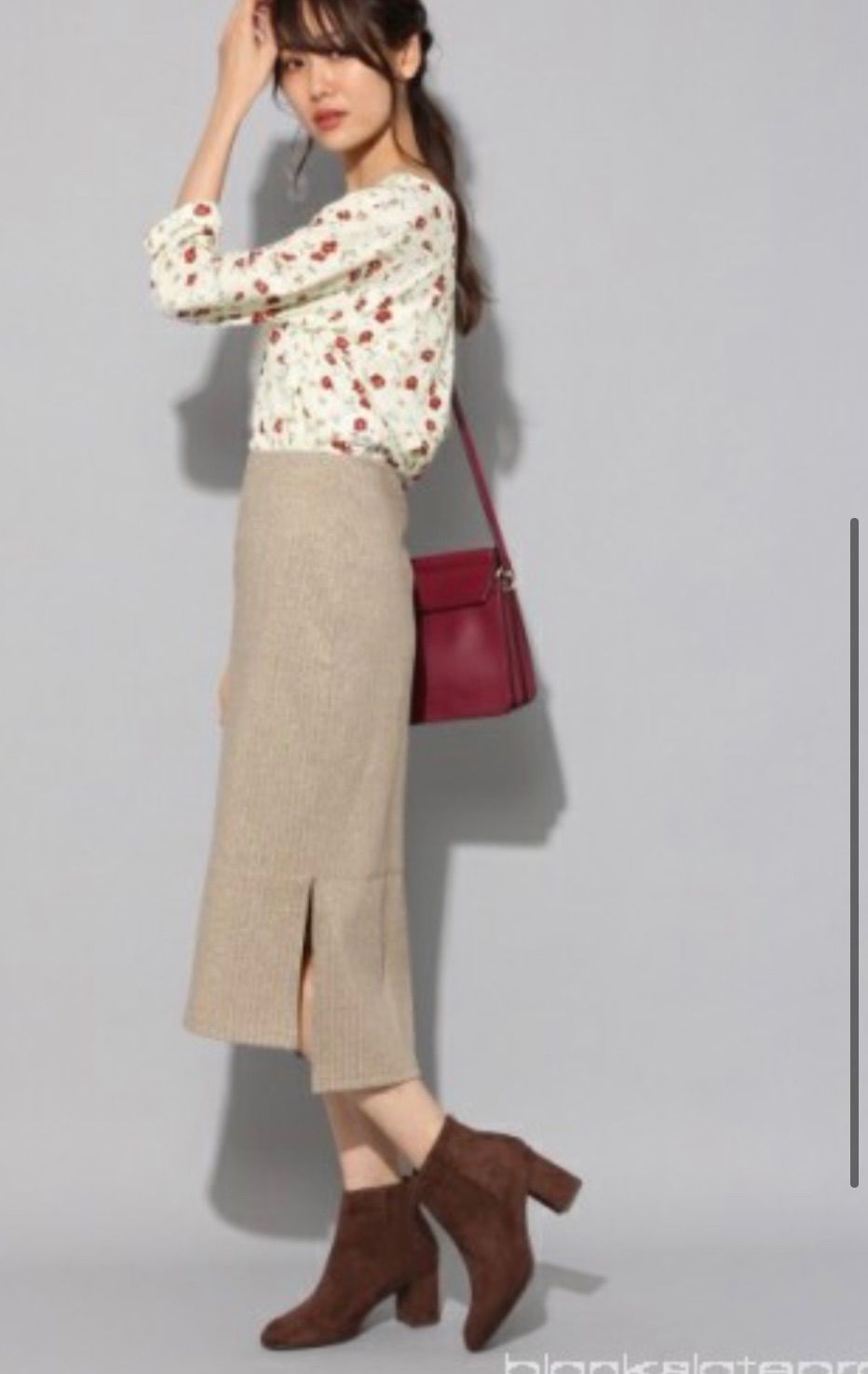 いラインアップ 新品、未使用 BLISS POINT/タイトスカート M ロング