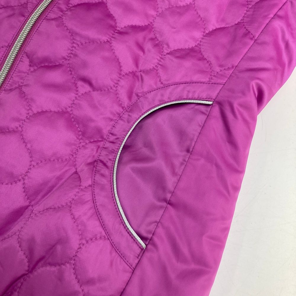 サイズ 40 LANVIN SPORT ランバン スポール 2WAY ダウンジャケット パープル系 240101431013 ゴルフウェア レディース ストスト LLC-HASEGAWATOSO_COM