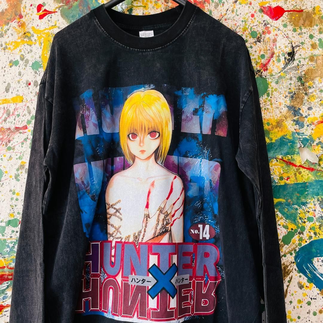 ハンターハンター　クラピカ　アニメ　長袖Tシャツ　XL Amazon.co.jp: ハンターハンター クラピカ アニメ Tシャツ XL