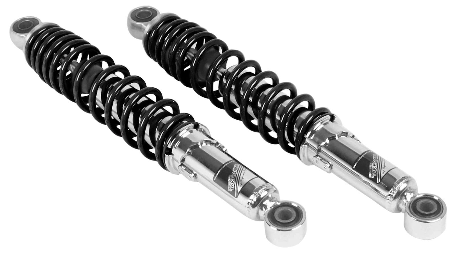 ブラック スペシャルパーツ武川(TAKEGAWA) ローダウンリアショックアブソーバー 40mmダウン ブラック 2本セット CT125 06-04-0164
