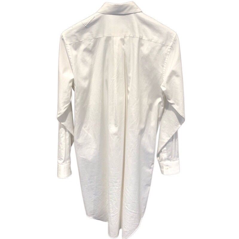 コムデギャルソン COMME des GARCONS フリルデザインロングシャツ RF-B002 コットン レディース 長袖シャツ