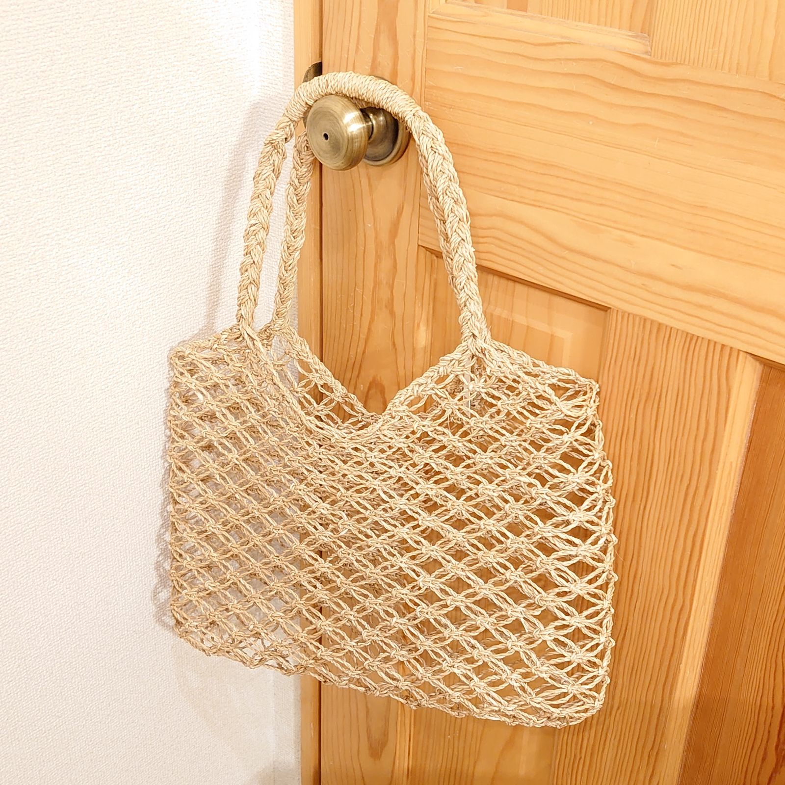 ⬛新品 職人 手編み かご⬛バッグ コック インドネシアの職人