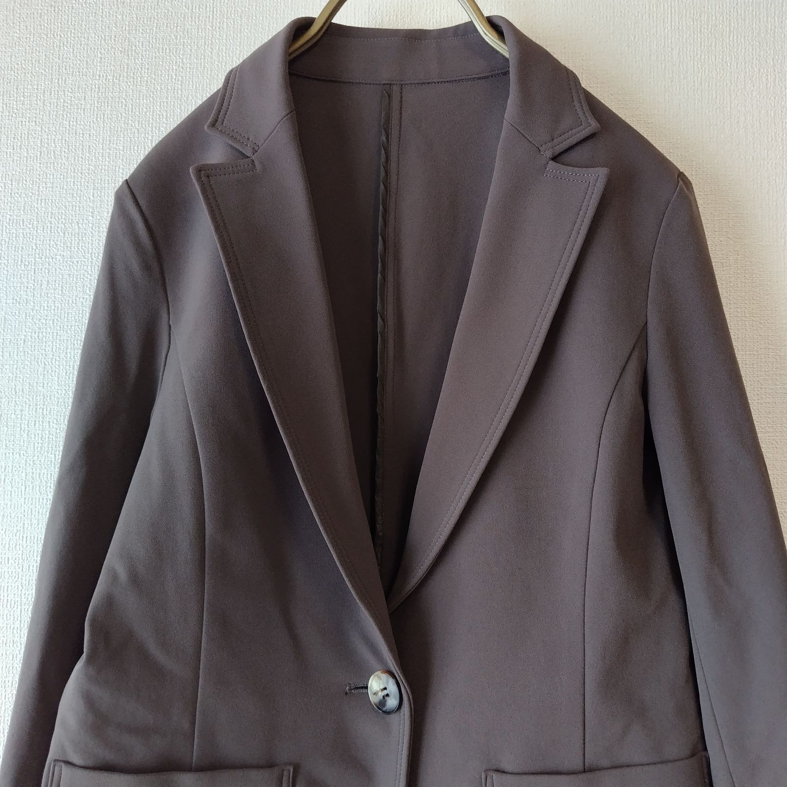 春〜秋長袖カットソーオフィスカジュアルスーツ