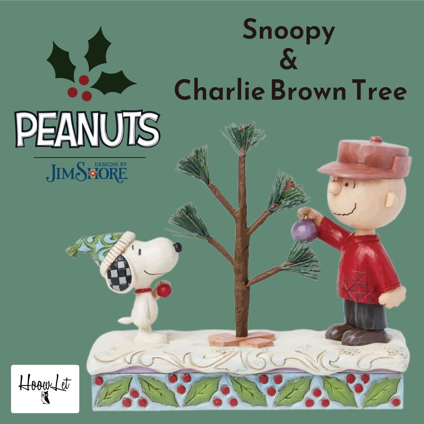 SNOOPY - スヌーピー チャーリーブラウン ジムショア クリスマス ジム ショア Jim Shore ピーナッツ Peanuts スヌーピー