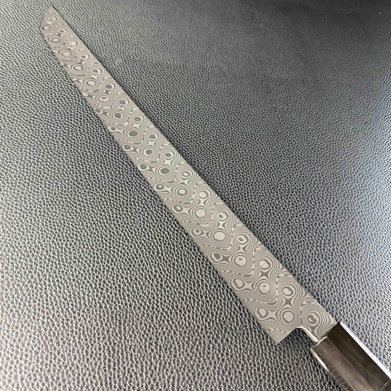 Yahoo!オークション 9495 新品 梵静刃物 視覚的な迫力 ダマスカス 柳刃