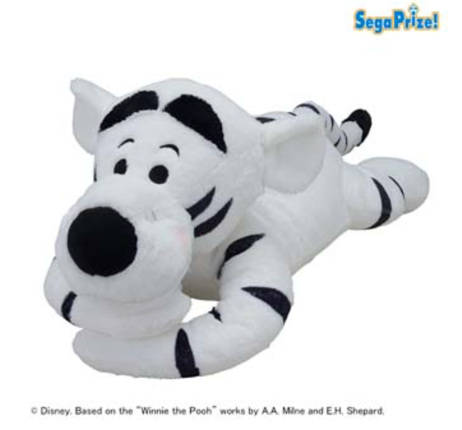 メルカリshops ティガー 赤いほっぺ寝そべりギガジャンボホワイトぬいぐるみ